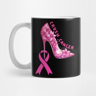 Crush Cancer Breast Cancer Awareness Mug